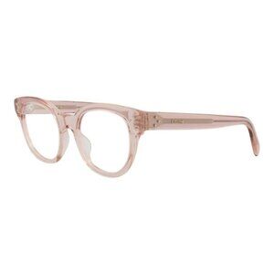 Celine Womens Round/Oval Pink Pink Transparent Fashion Designer Eyewear
